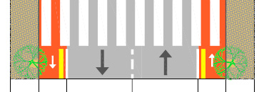 Piste ciclabili su corsia riservata ricavata dalla carreggiata stradale (art. 4, 6, 7, 10 D.M. 557 30/11/1999, art.