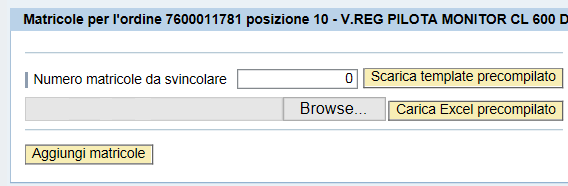 Prpste di svincl matricle Per creare una nuva prpsta di svincl a matricle creare l icna lente d ingrandiment Il