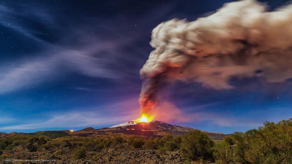 TRASPORTO DI POLVERI VULCANICHE Evento di alta concentrazione di particolato con dimensioni > 1 µm associate al trasporto di ceneri vulcaniche provenienti dall Eruzione dell Etna. 14000 18-20 Nov.