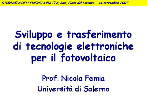 Intervento del Prof.