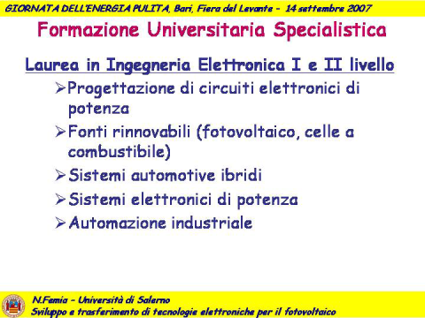 Convegno e Road Show delle Tecnologie Giornata dell