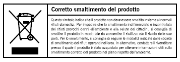 Cura del Prodotto e Conservazione Conservazione dello upamper Tenere lo upamper pulito e lontano da luoghi con elevata umidità.