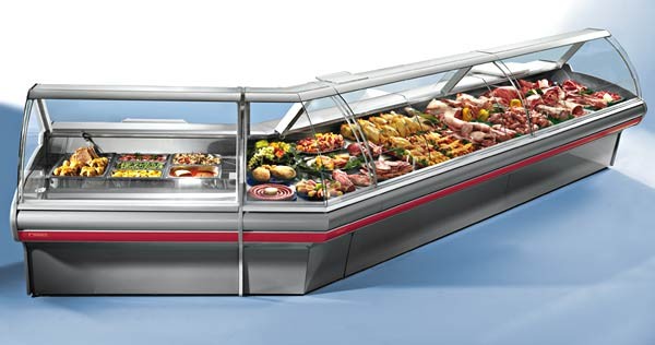 MARCA OSCARTIELLE SATURNO Mobile murale refrigerato progettato per l esposizione di prodotti alimentari preconfezionati come carni, salumi,latticini, frutta e verdura.