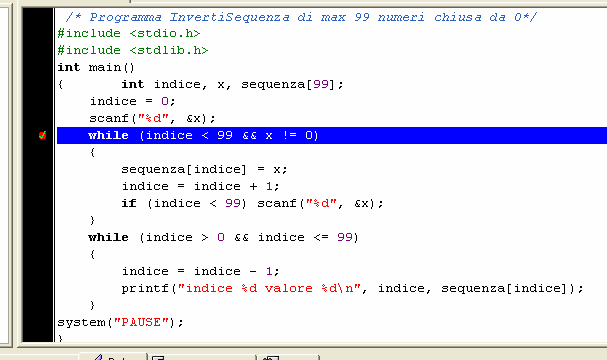 A questo punto sarà possibile esaminare il valore di particolari variabili attraverso il tasto Nuova Osservazione, posizionato in basso a destra nell area