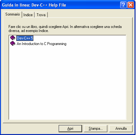 5. Alcuni 5.1 riferimenti utili Help in linea Fig. 4.1: Help in linea 5.2 Bloodshed.net È il sito ufficiale di presentazione del compilatore DevC++ in lingua inglese. http://www.bloodshed.