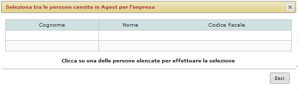 Passo : Responsabili Tecnici Selezionare almeno un Responsabile Tecnico