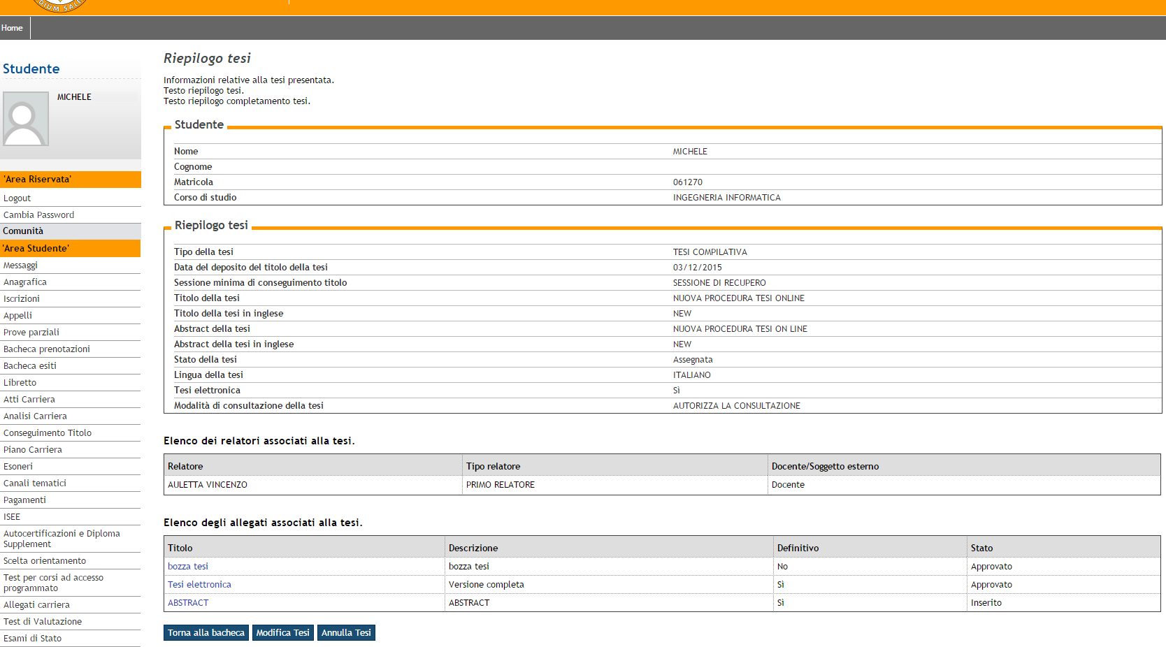 Cliccare. Completare la procedura cliccando.