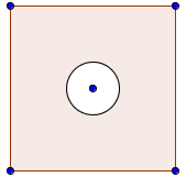 Cerchio e circonferenza - 9 Un quadrato è inscritto in un cerchio con il raggio di 8 cm. Calcola il perimetro e l area del quadrato?