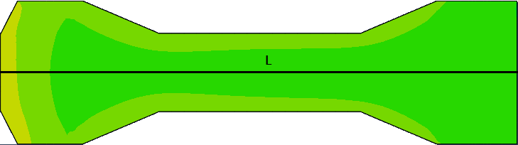 Sforzi verticali [MPa] Sforzi verticali [MPa] Analisi statiche e sismiche di una diga a gravità a speroni 4 Combinazione 5 - quota 19 m s.l.m. 3 1 0-1 0 5 10 15 0 5 30 - -3 L [m] Grafico 7.