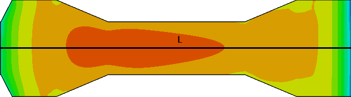 Sforzi verticali [MPa] Sforzi verticali [MPa] Analisi statiche e sismiche di una diga a gravità a speroni Combinazione 6 - quota 19 m s.l.m. 1 0-1 - -3-4 -5-6 0 5 10 15 0 5 30 Grafico 7.