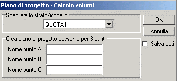 10.7 - CREA PIANO INCLINATO PASSANTE PER TRE PUNTI La procedura è simile alle precedenti.