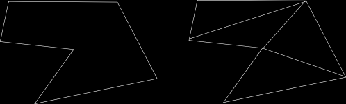 tasselli con 3 lati e 3 vertici). Per fare ciò basta aggiungere via via diagonali ai tasselli che già non siano triangoli (vedi l'illustrazione 1).