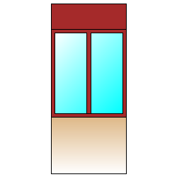 CARATTERISTICHE TERMICHE DEI COMPONENTI FINESTRATI secondo UNI TS 11300-1 - UNI EN ISO 6946 - UNI EN ISO 10077 Descrizione della finestra: finestra 120x140 legno PP Codice: W16 Caratteristiche del