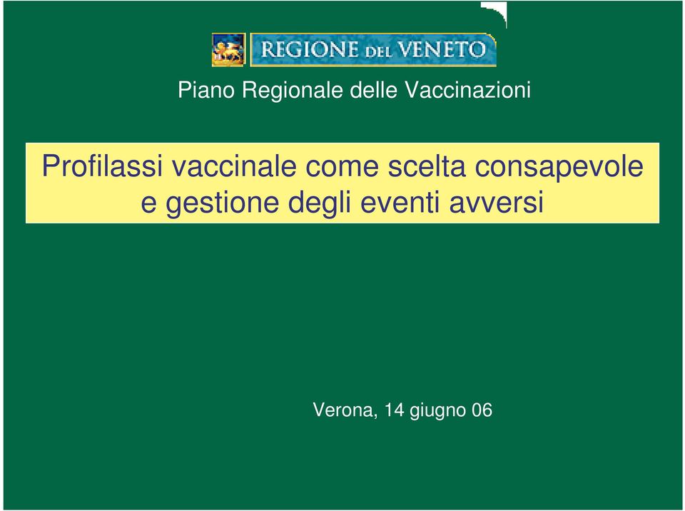 vaccinale come scelta