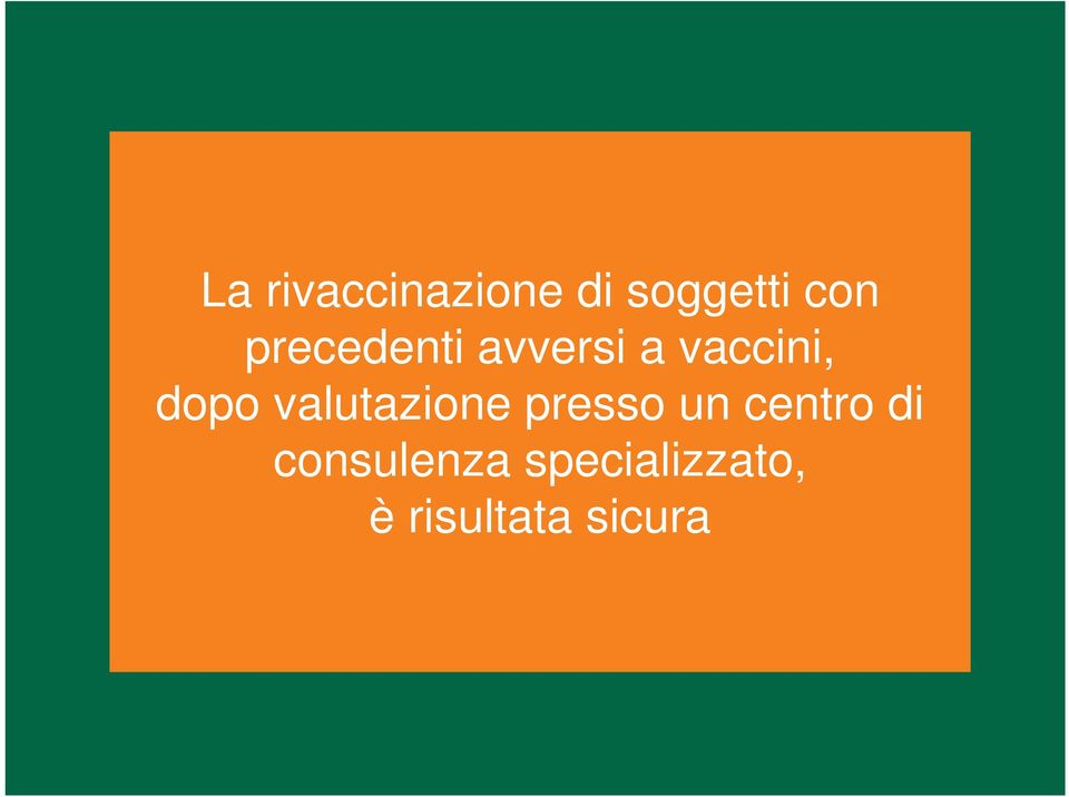 valutazione presso un centro di