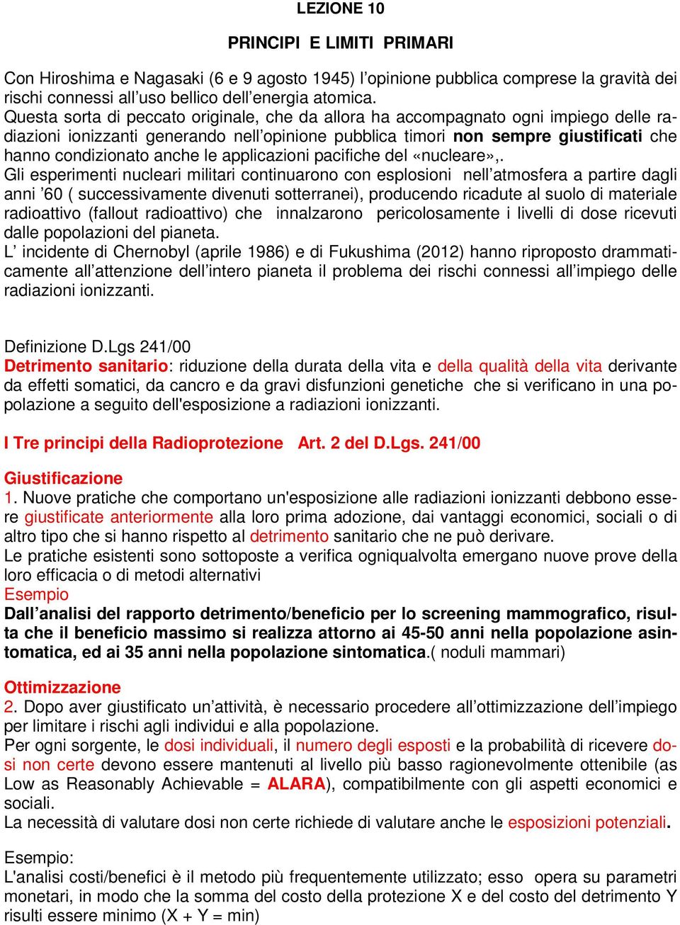 le applicazioni pacifiche del «nucleare»,.