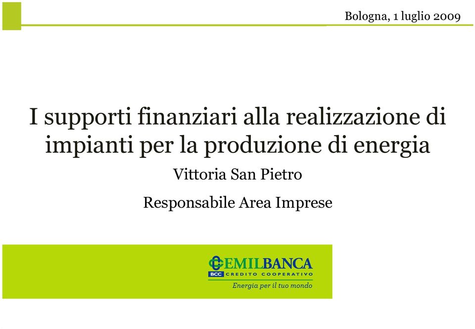 impianti per la produzione di energia