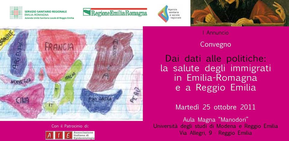 ottobre 2011 Con il Patrocinio di: Aula Magna Manodori