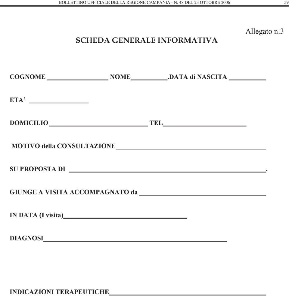 REGIONE CAMPANIA -