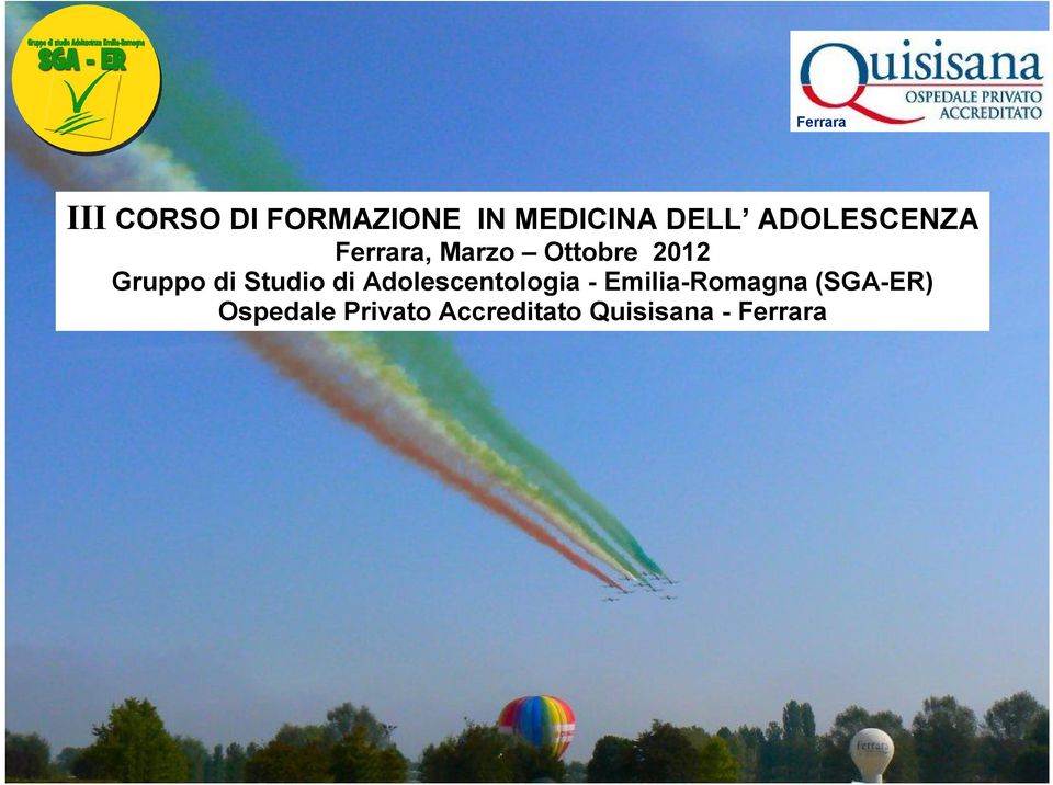 Studio di Adolescentologia - Emilia-Romagna