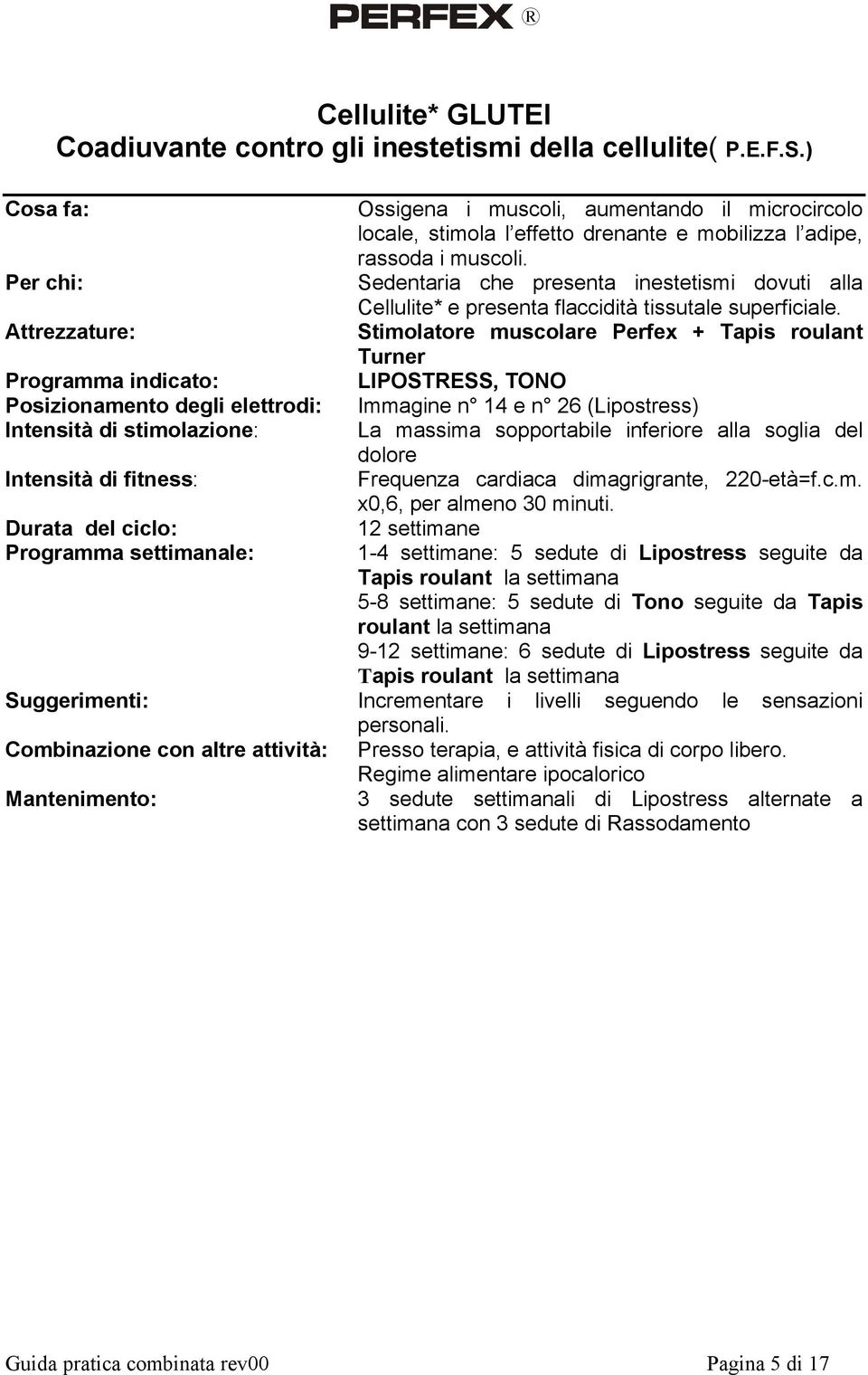 Sedentaria che presenta inestetismi dovuti alla Cellulite* e presenta flaccidità tissutale superficiale.