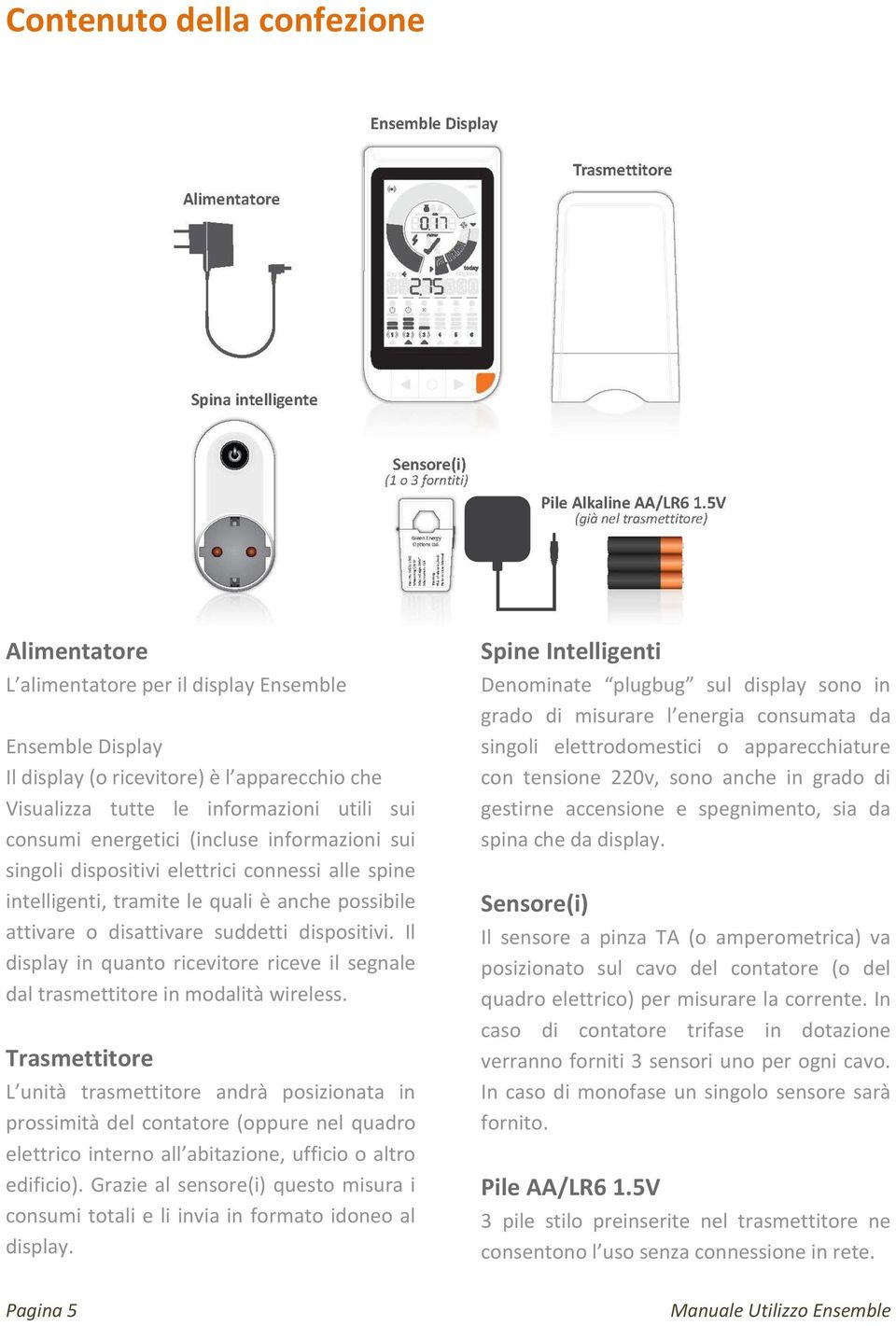 Il display in quanto ricevitore riceve il segnale dal trasmettitore in modalità wireless.