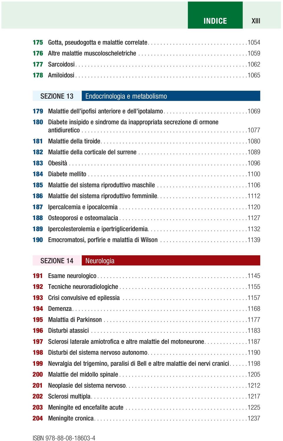 ..........................1069 180 Diabete insipido e sindrome da inappropriata secrezione di ormone antidiuretico.....................................................1077 181 Malattie della tiroide.