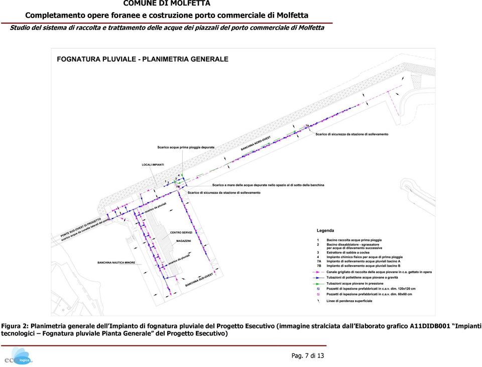 (immagine stralciata dall Elaborato grafico A11DIDB001 Impianti