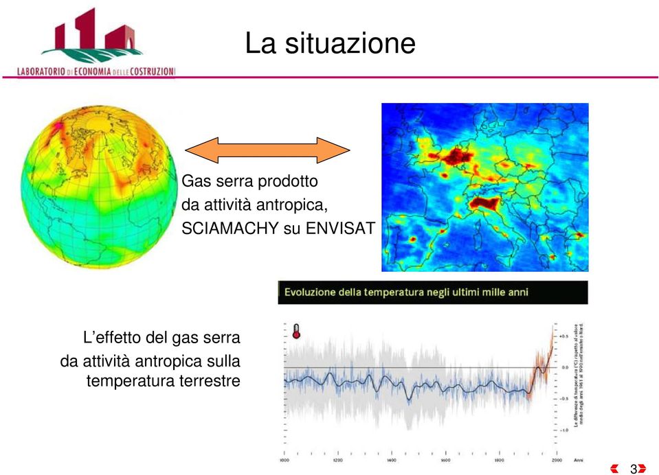 ENVISAT L effetto del gas serra da