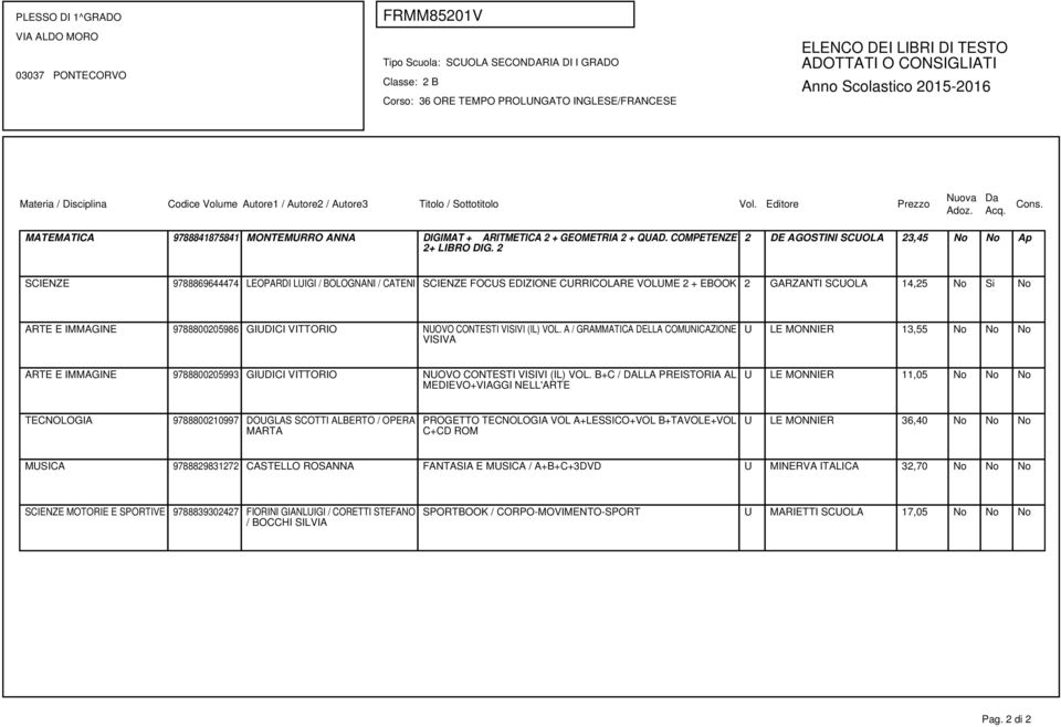 9788800205986 GIUDICI VITTORIO NUOVO CONTESTI VISIVI (IL) VOL.