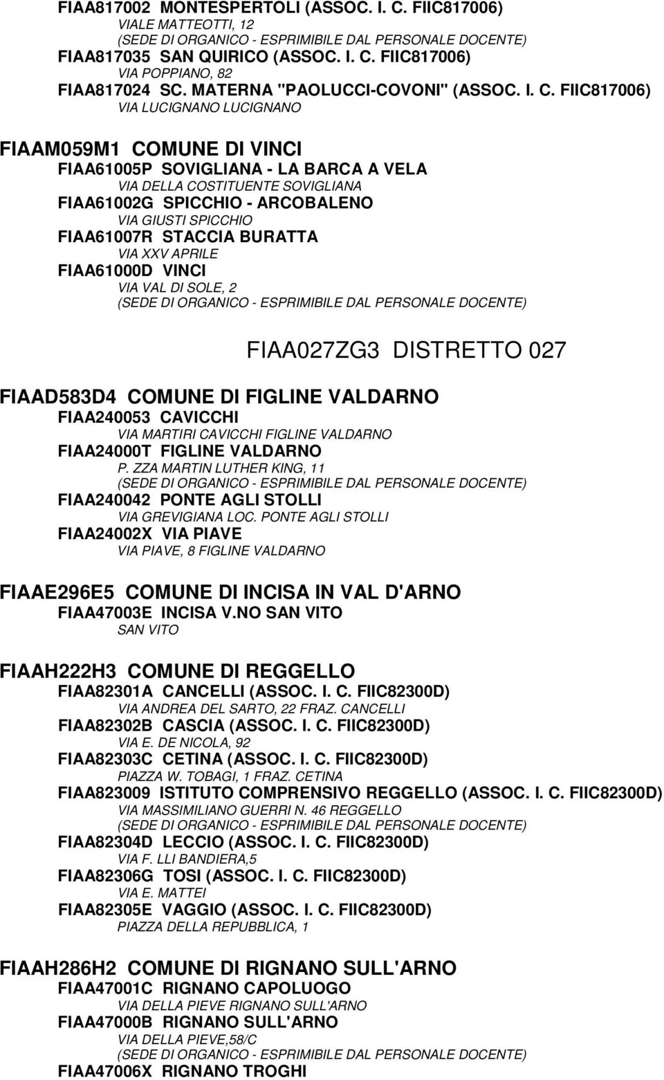 FIIC817006) VIA POPPIANO, 82 FIAA817024 SC. MATERNA "PAOLUCCI-COVONI" (ASSOC. I. C.