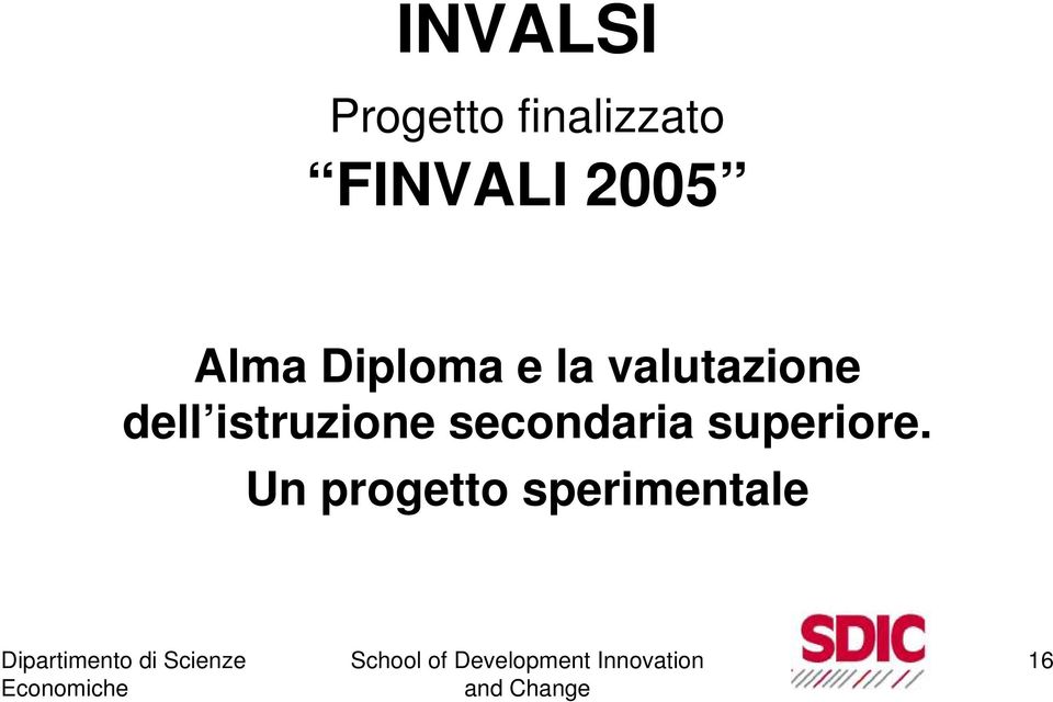 valutazione dell istruzione