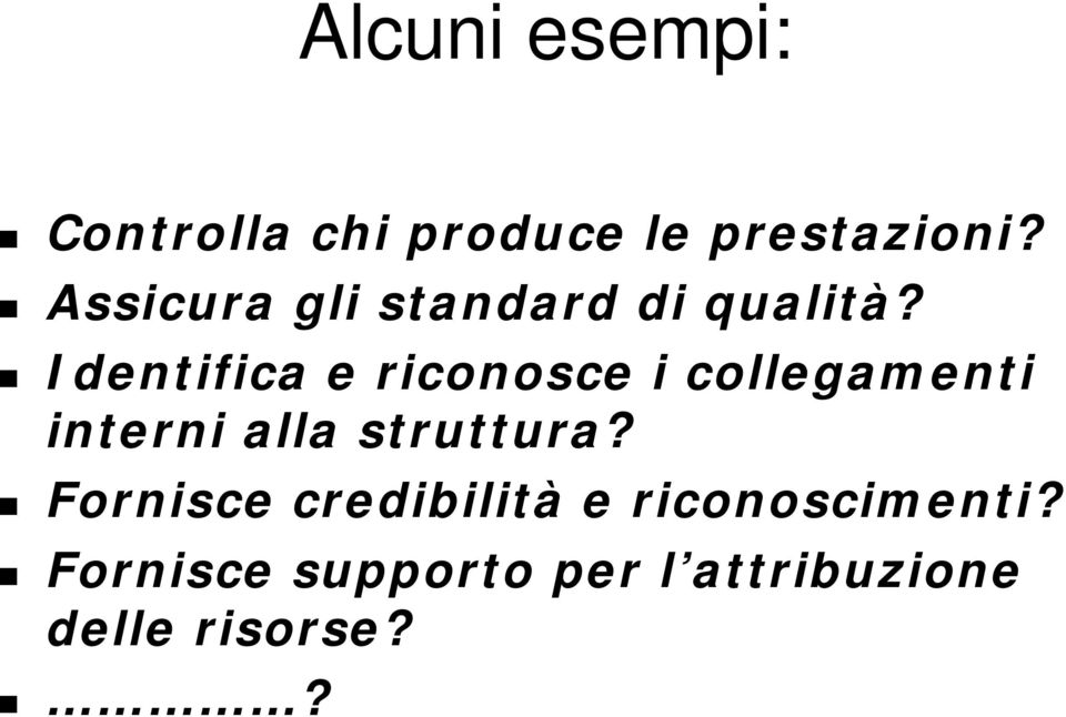 Identifica e riconosce i collegamenti interni alla