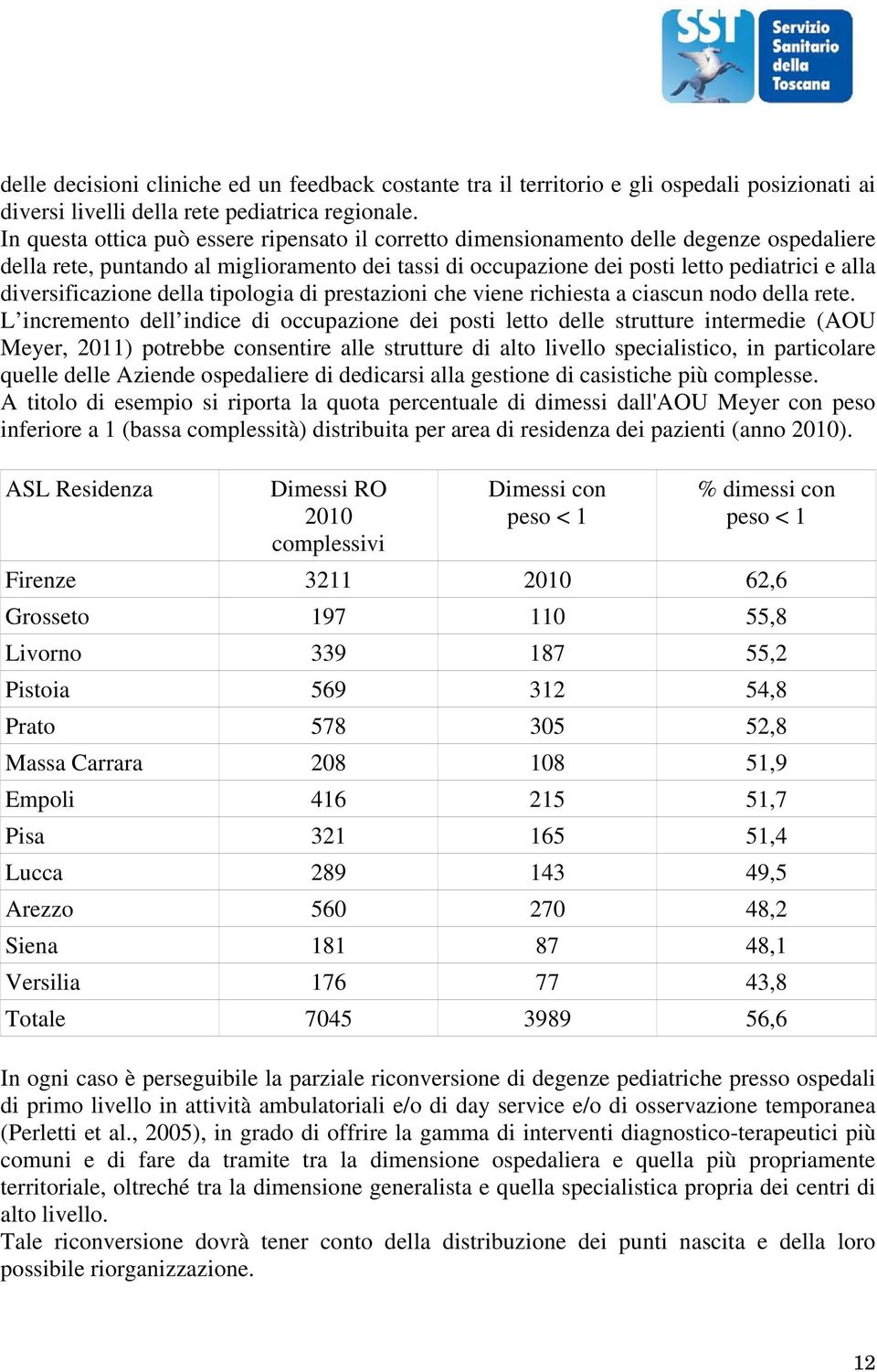 diversificazione della tipologia di prestazioni che viene richiesta a ciascun nodo della rete.