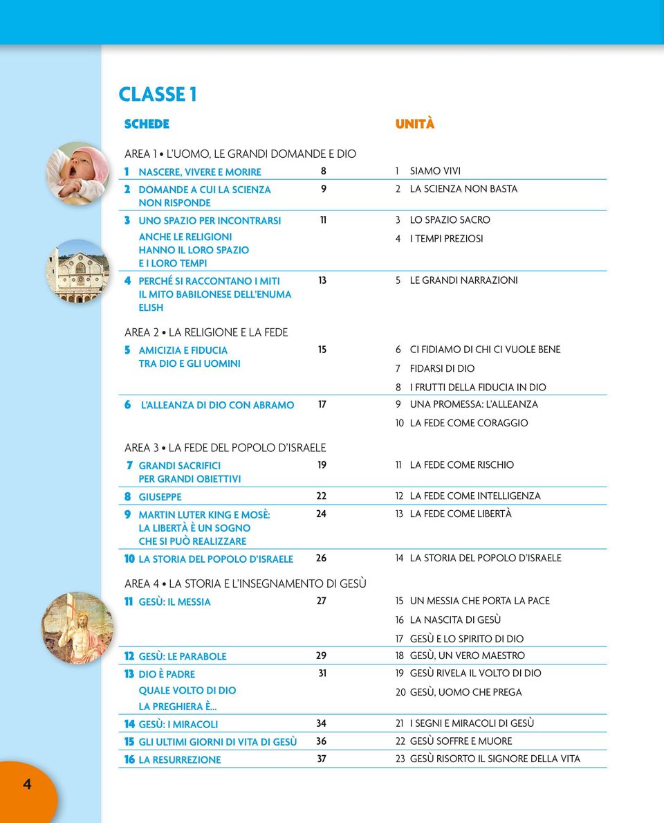 AreA 2 la religione e la fede 5 amicizia e fiducia tra Dio e gli uomini 15 6 CI fidiamo DI ChI CI vuole BENE 7 fidarsi DI DIO 8 I frutti DELLA fiducia IN DIO 6 l alleanza Di Dio CoN abramo 17 9 una