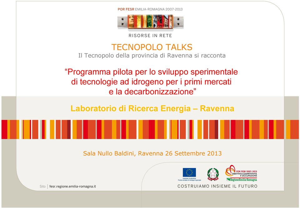 tecnologie ad idrogeno per i primi mercati e la decarbonizzazione