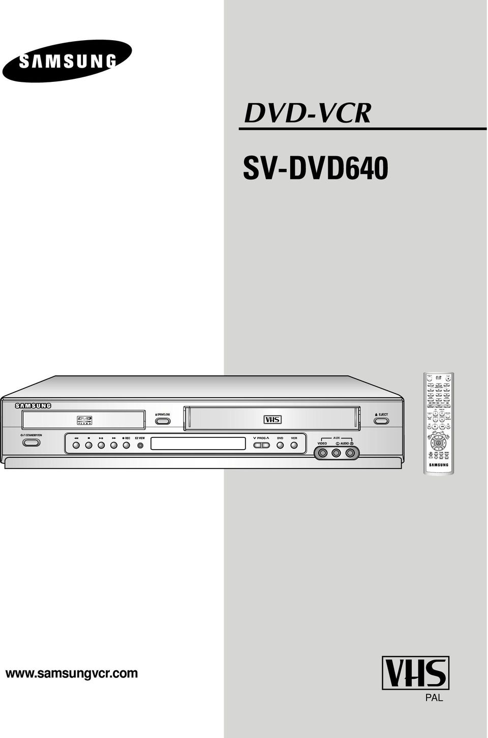 DVD-VCR SV-DVD640