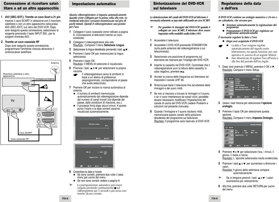 Dopo aver eseguito questa connessione, selezionare la sorgente premendo il tasto INPUT SEL. per le sorgenti d entrata AV2.