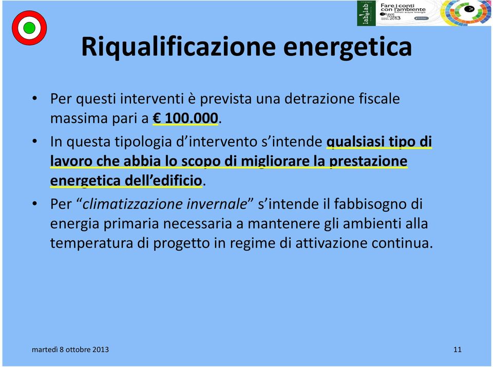 prestazione energetica dell edificio.