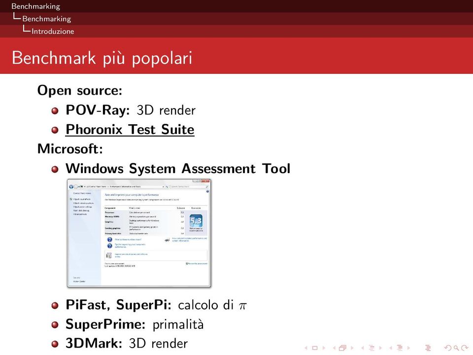 System Assessment Tool PiFast, SuperPi: