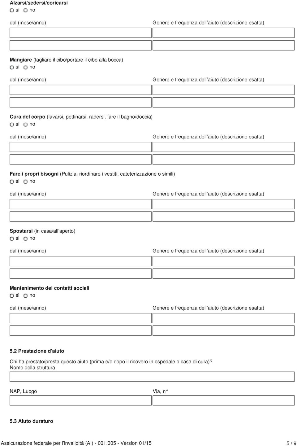 Mantenimento dei contatti sociali 5.