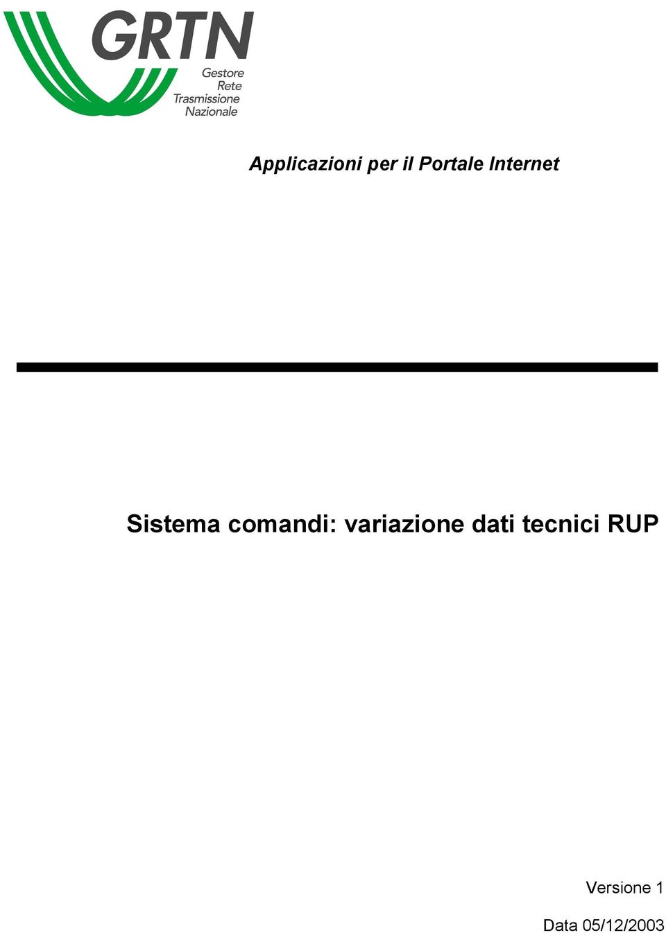 comandi: variazione dati