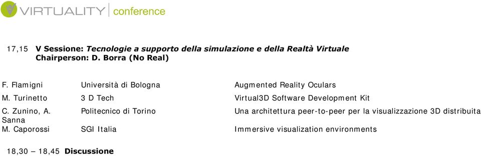 Turinetto 3 D Tech Virtual3D Software Developm ent Kit C. Zunino, A.