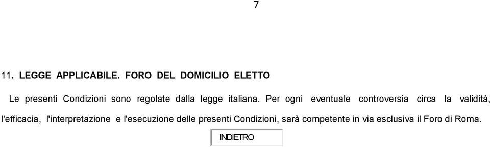 legge italiana.