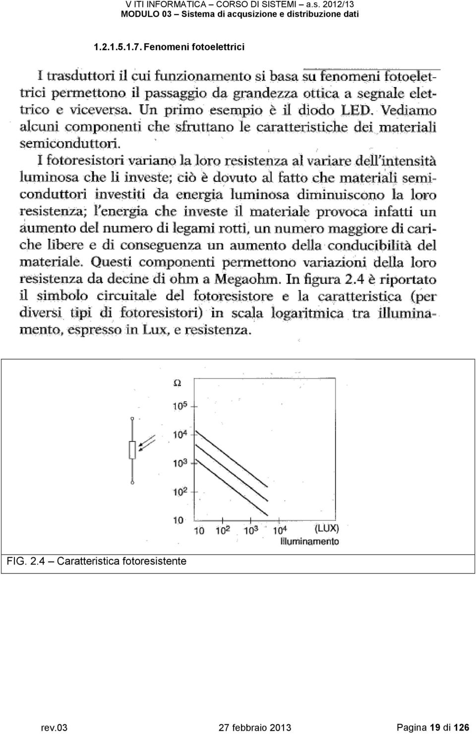 2.4 Caratteristica