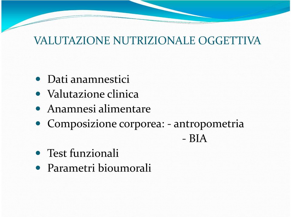 alimentare Composizione corporea: