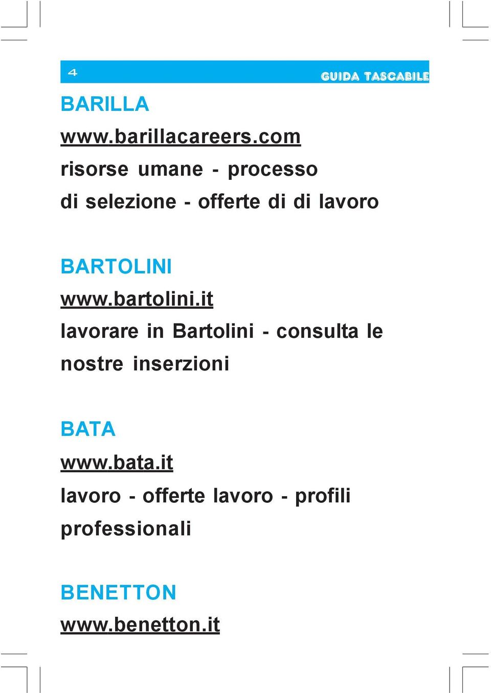 BARTOLINI www.bartolini.
