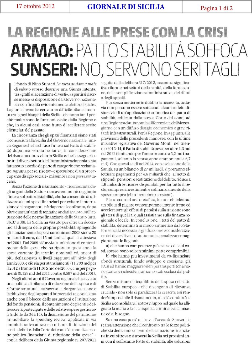 GIORNALE DI