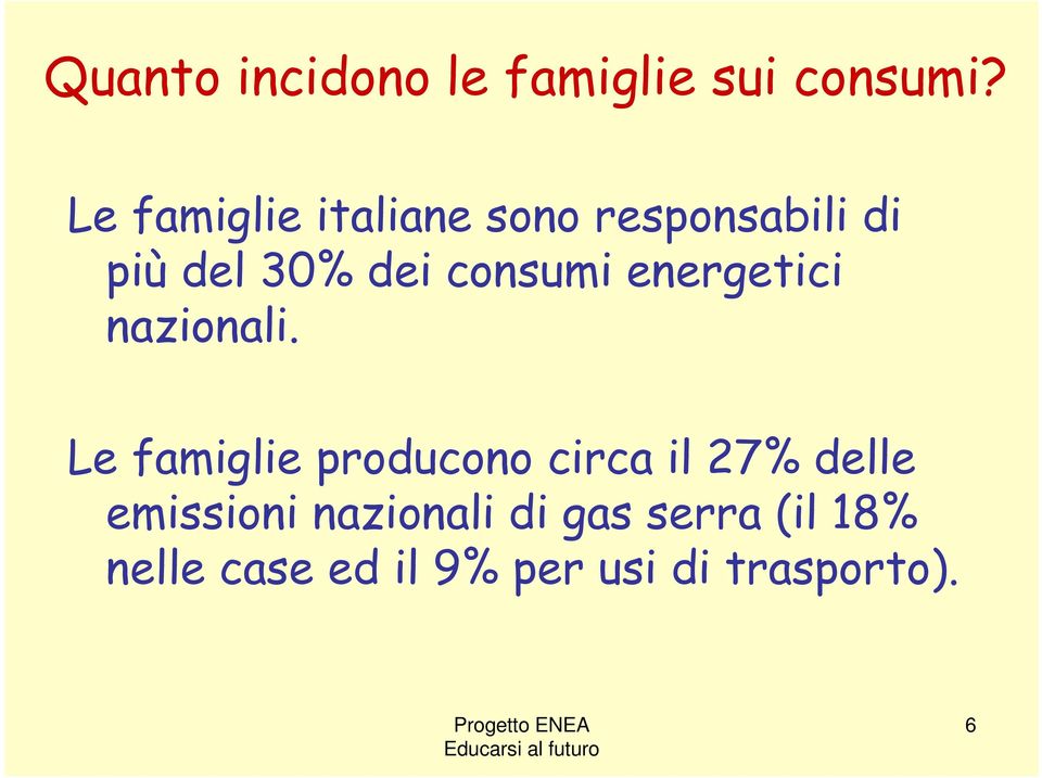 consumi energetici nazionali.