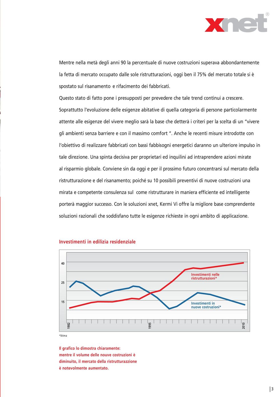 Soprattutto l evoluzione delle esigenze abitative di quella categoria di persone particolarmente attente alle esigenze del vivere meglio sarà la base che detterà i criteri per la scelta di un vivere